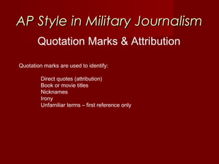 UPAR 2017 08 Associated Press Style | PPT