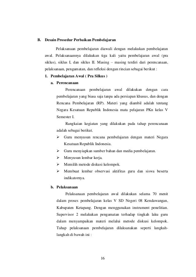 Upaya meningkatkan hasil belajar mata pelajaran pkn pada 
