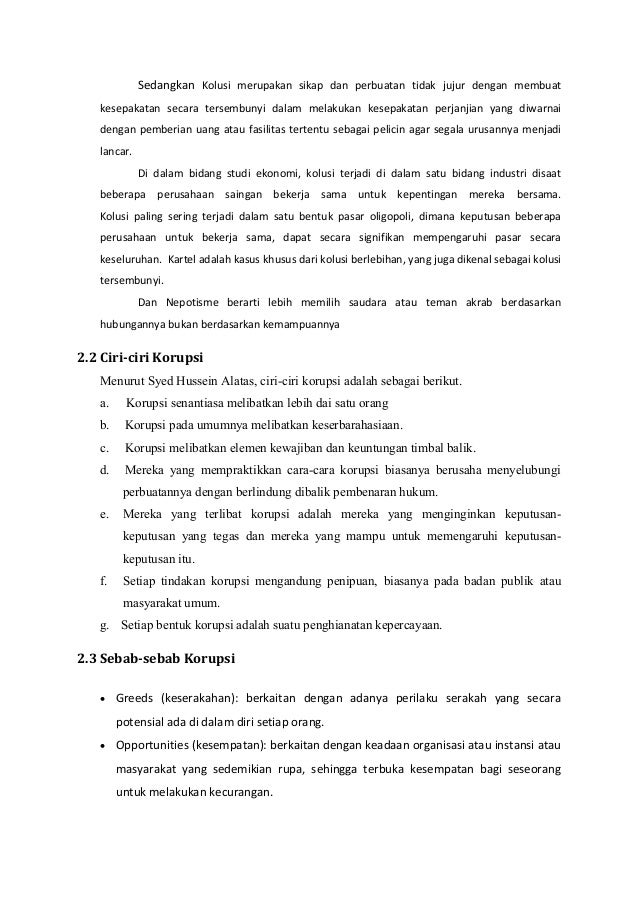 Makalah Upaya Pemberantasan Korupsi Di Indonesia Revisi