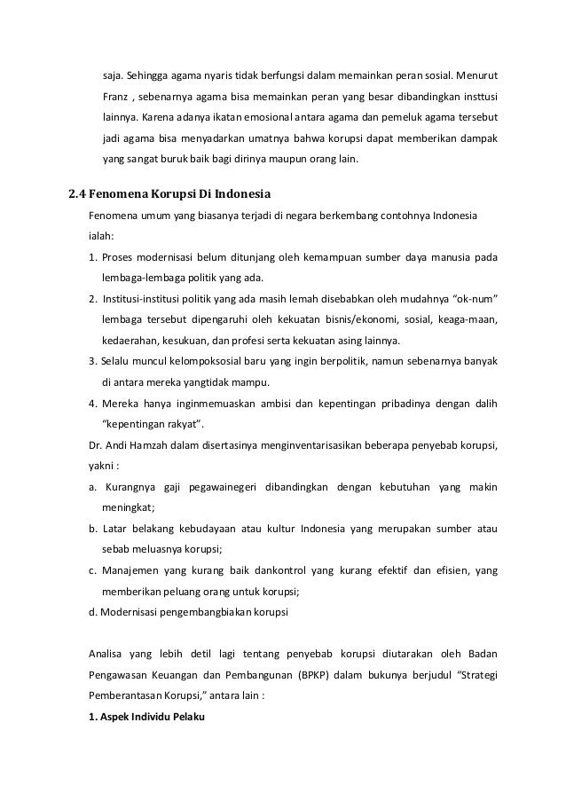 Makalah Upaya Pemberantasan Korupsi Di Indonesia Revisi