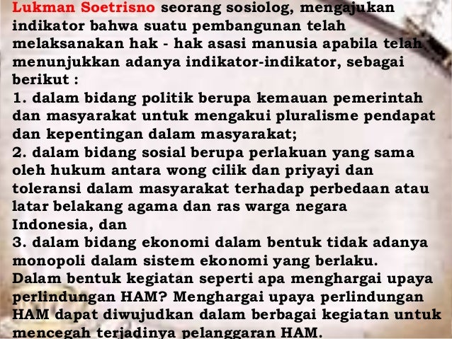 Contoh Upaya Penegakan Hak Asasi Contoh Upaya Penegakan Hak Asasi