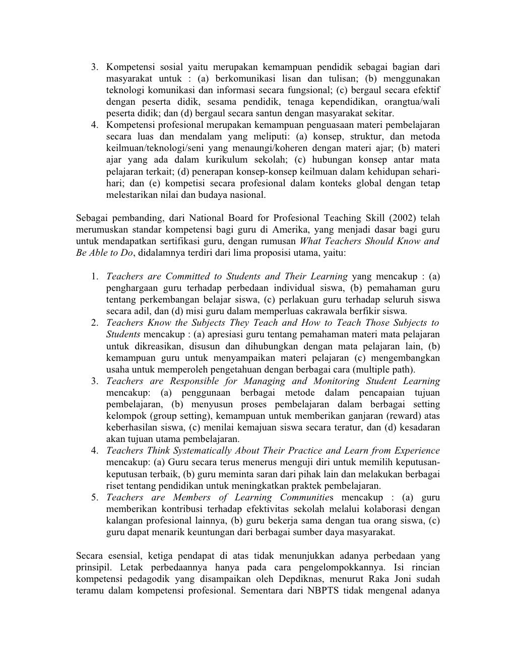 Upaya peningkatan mutu pendidikan di sekolah dasar negeri 013