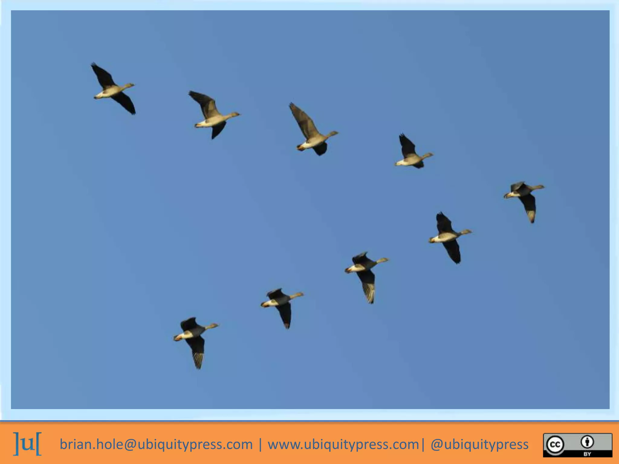 brian.hole@ubiquitypress.com | www.ubiquitypress.com| @ubiquitypress
 