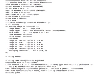 Getting the
firmware – UART
 