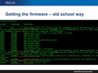 Getting the firmware – old school way
 