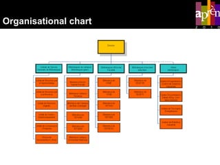 Organisational chart 