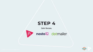 @RebeccaBrocton // @WeAreJH
STEP 4
Join forces.
 
