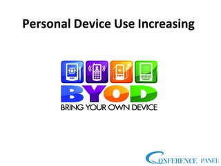 Personal Device Use Increasing
 