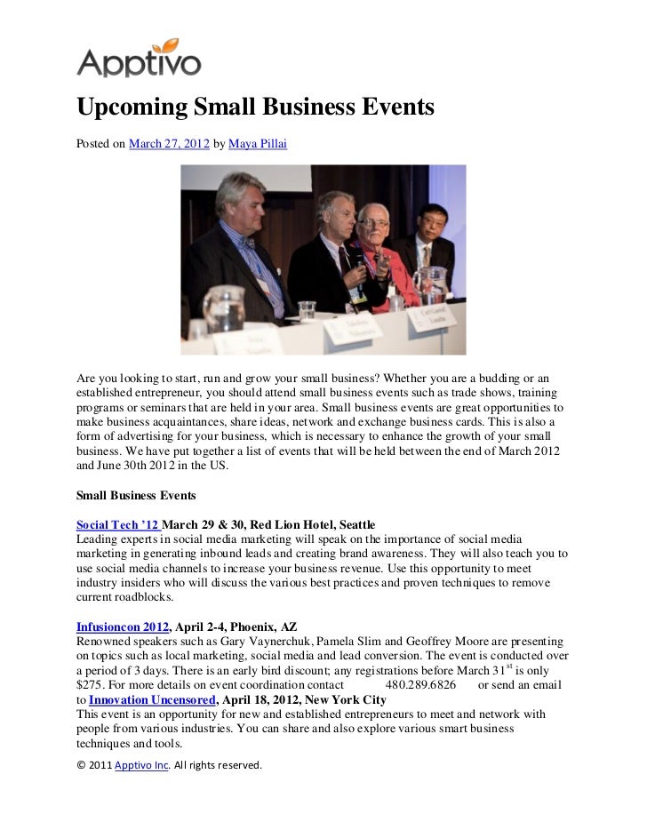 small business events