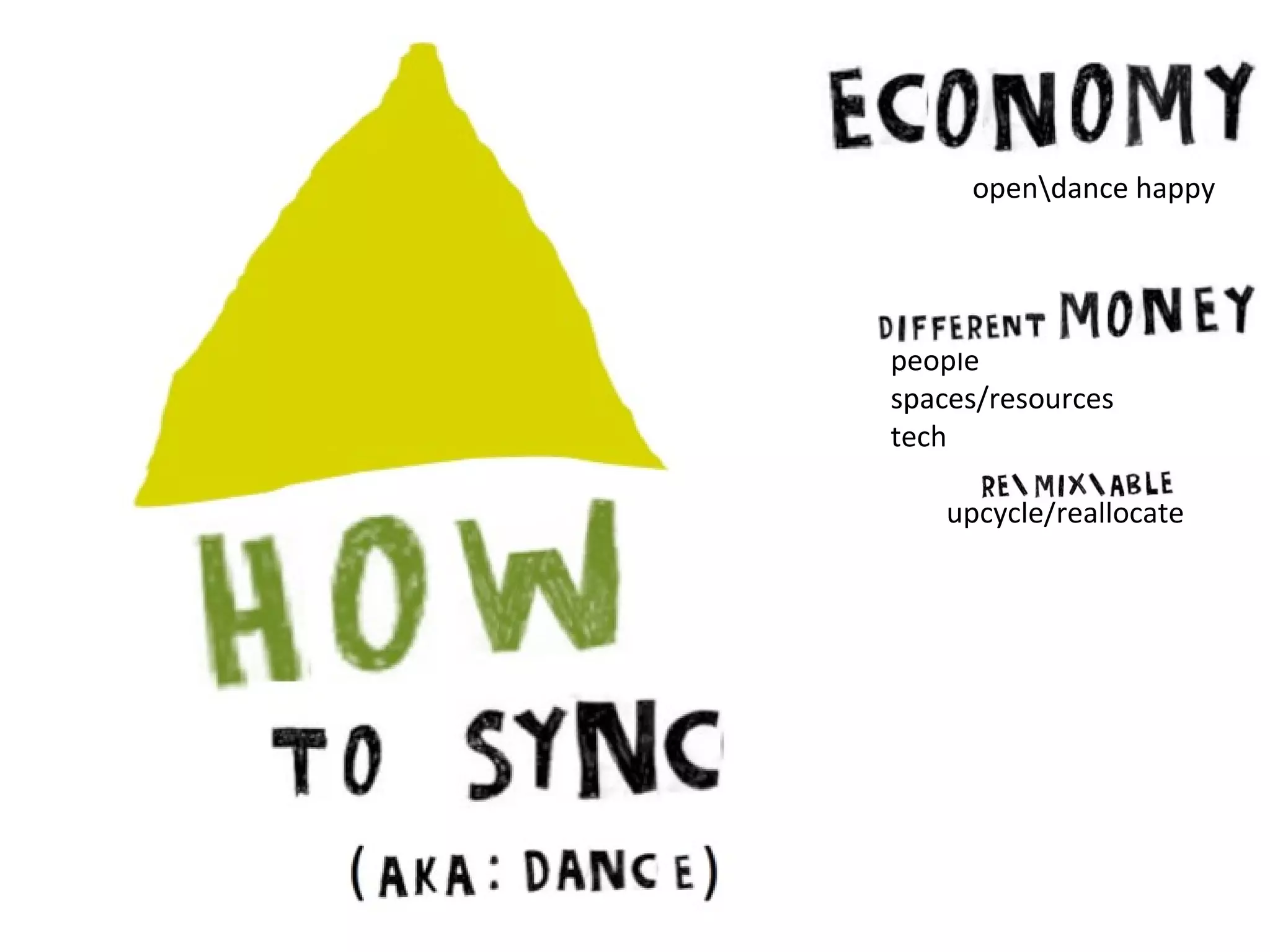 opendance happy

people
spaces/resources
tech
upcycle/reallocate

 