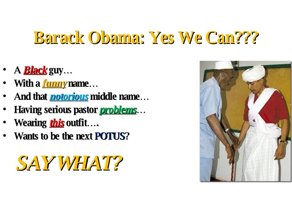 Barack Obama: Yes We Can???