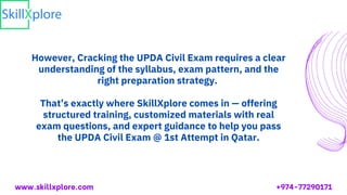 UPDA Civil Exam Syllabus UPDA Civil Exam Questions in Qatar SkillXplore.pdf