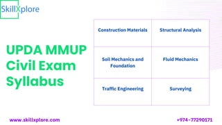 UPDA Civil Exam Syllabus UPDA Civil Exam Questions in Qatar SkillXplore.pdf