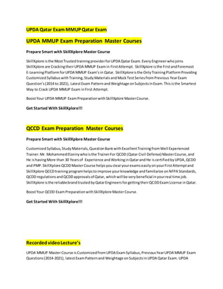 Upda qatar exam | DOCX