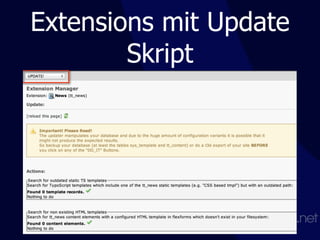 Extensions mit Update
Skript
 