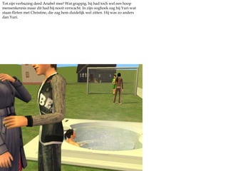 Die avond aten de broertjes samen, de rest zat of op hun kamer of was naar avondcollege. ‘Je hebt je draai wel gevonden hé broertje?’ zei Dave. ‘Ja, leuke mensen in het huis.’ zei Yuri tussen wat happen door. ‘Ja, ben ik met je eens. Ik vind Anabel ook heel verassend, ze is helemaal niet zoals je zou denken weet je dat? Ze is trouwens een achternichtje van Marsha, die van Jaiden weetjewel.’ vertelde Dave. ‘Haha lachen, je praat wel veel te veel broertje.’ zei hij lachend. Dave moest ook lachen, het voelde weer eventjes zoals het thuis altijd was.