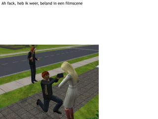 Ah fack, heb ik weer, beland in een filmscene