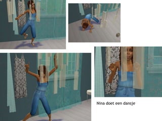 Nina doet een dansje