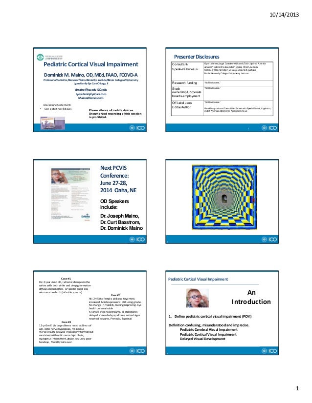 AAO Presentation Pediatric Cortical Visual Impairment