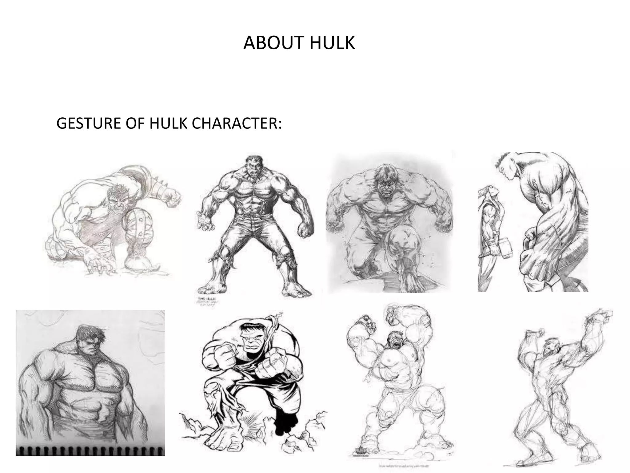 Halk Characters Update analysis of hulk character | PPTX