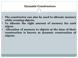 Constructor in c++ | PPTX