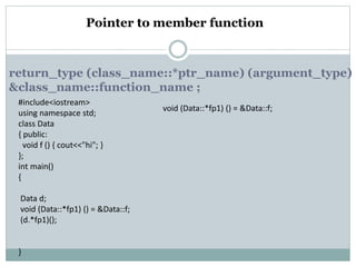 Constructor in c++ | PPTX