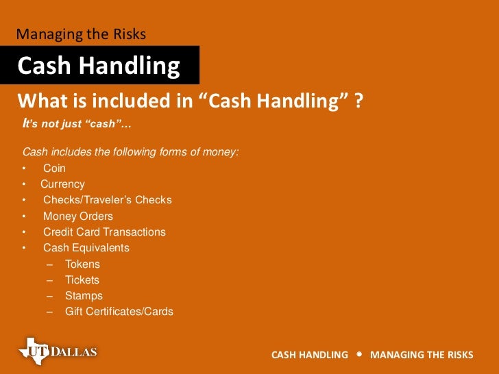 Cash Handling Risk Management