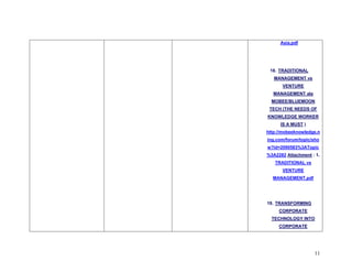 KNOWLEDGE MAP : TECHNOLOGY-MARKET-PEOPLE