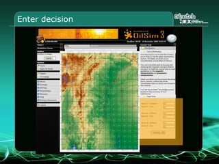 Survey in OilSimAll four quadrant surveys in map context.