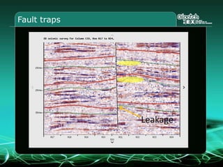 Is there a sealing rock in the area, so that the oil and gas can be trapped?