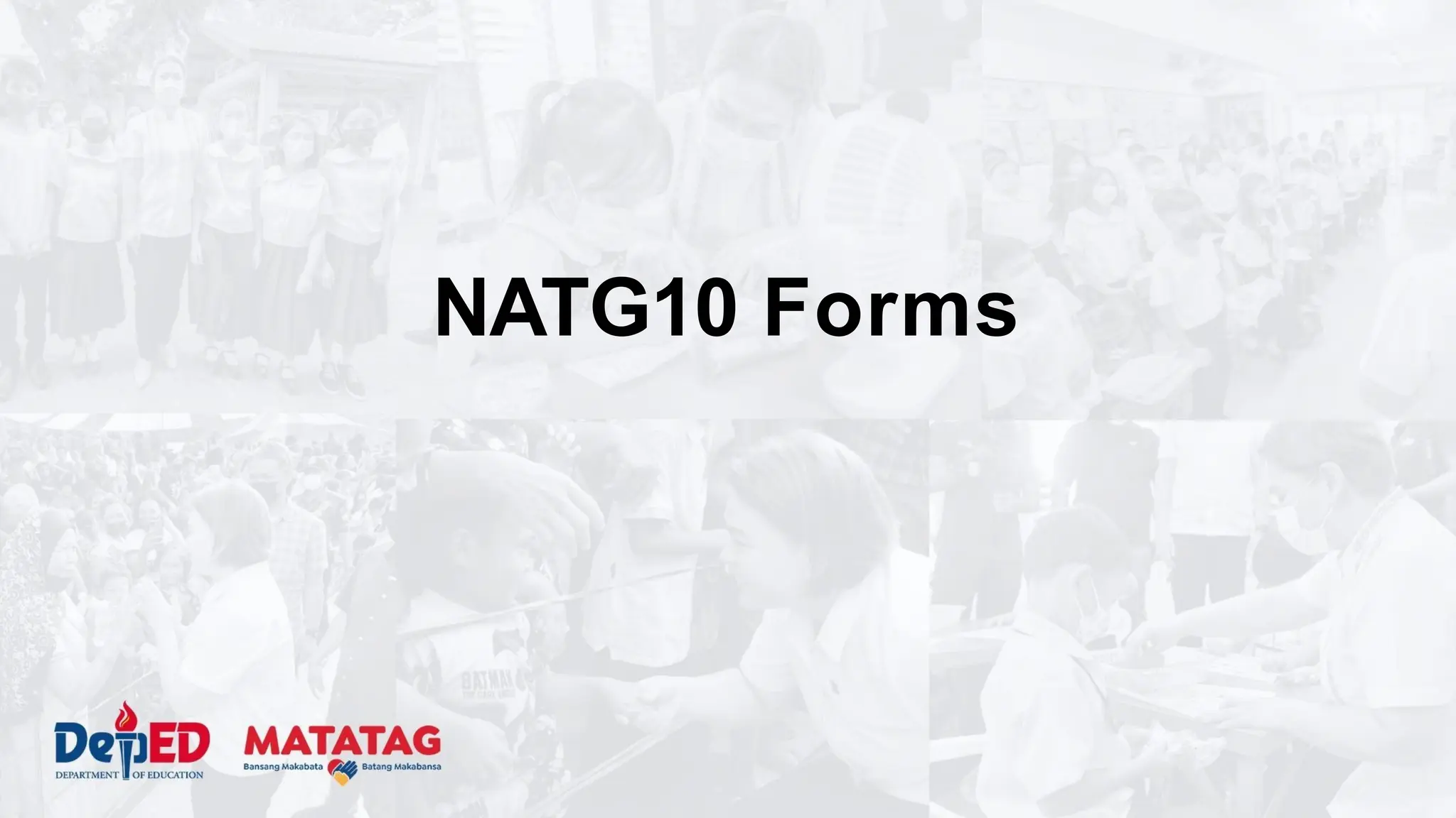 NATG10 Forms
 