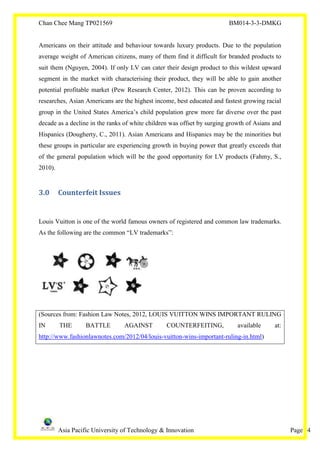 Environmental Analysis of Louis Vuitton Assignment