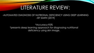 Automated Vitamin Deficiency Detection Using Image Processing and CNNs ...