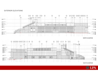 EXTERIOR ELEVATIONS
SOUTH ELEVATION
NORTH ELEVATION
 