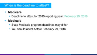 Practice Fusion Meaningful Use Attestation Webinar