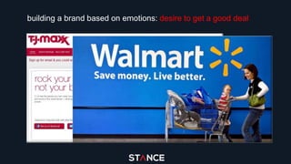 building a brand based on emotions: desire to get a good deal
rational
 