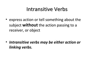 Updated b tech ii unit i verbs | PPT