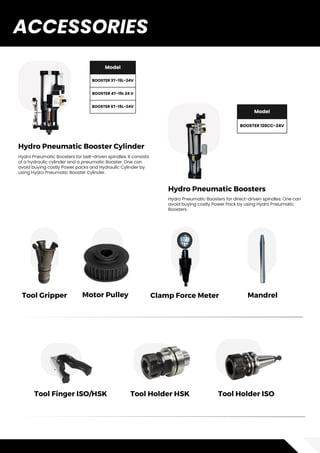 Spindle Booster Kuvam Technologies Product catlog (cnc ) | PDF
