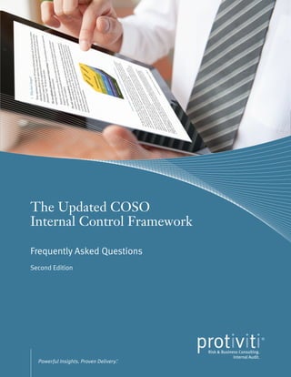 The Updated COSO
Internal Control Framework
Frequently Asked Questions
Second Edition
 