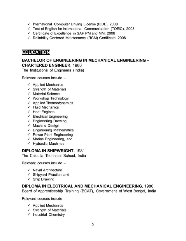 Senior Mechanical Engineer Maintenance Pdf