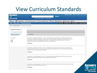 View Curriculum Standards 