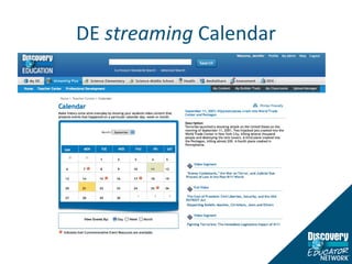 DE  streaming  Calendar 