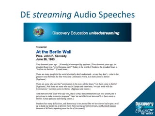 DE  streaming  Audio Speeches 