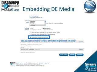Embedding DE Media 