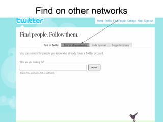 Find on other networks 