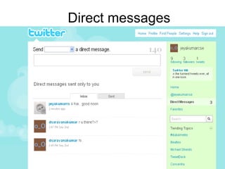 Direct messages 
