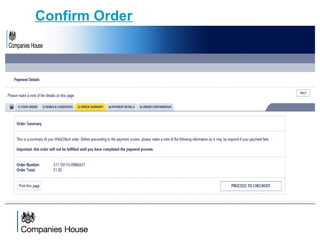 Confirm Order
 