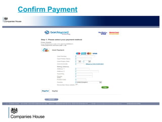 Confirm Payment
 