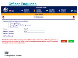 Officer Enquiries
 