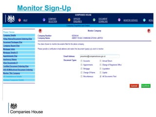 Monitor Sign-Up
 